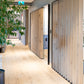 Pivoting Wood Slats Screen